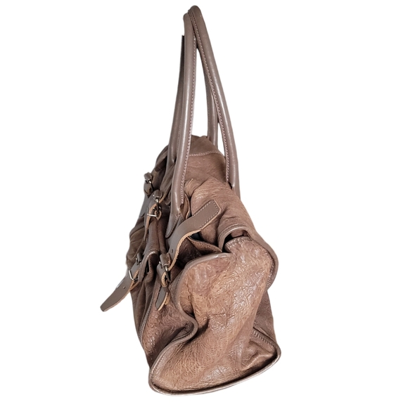 Balenciaga Paris Brown Leather Large Shoulder Tote Bag - Picture 4 of 14